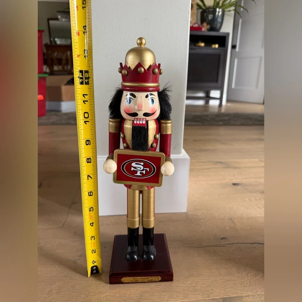 Vintage 2007 14in San Francisco 49ers Nutcracker - 5th in a Limited Series